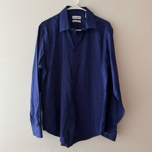 Calvin Klein Blue Dress Shirt Classic Style